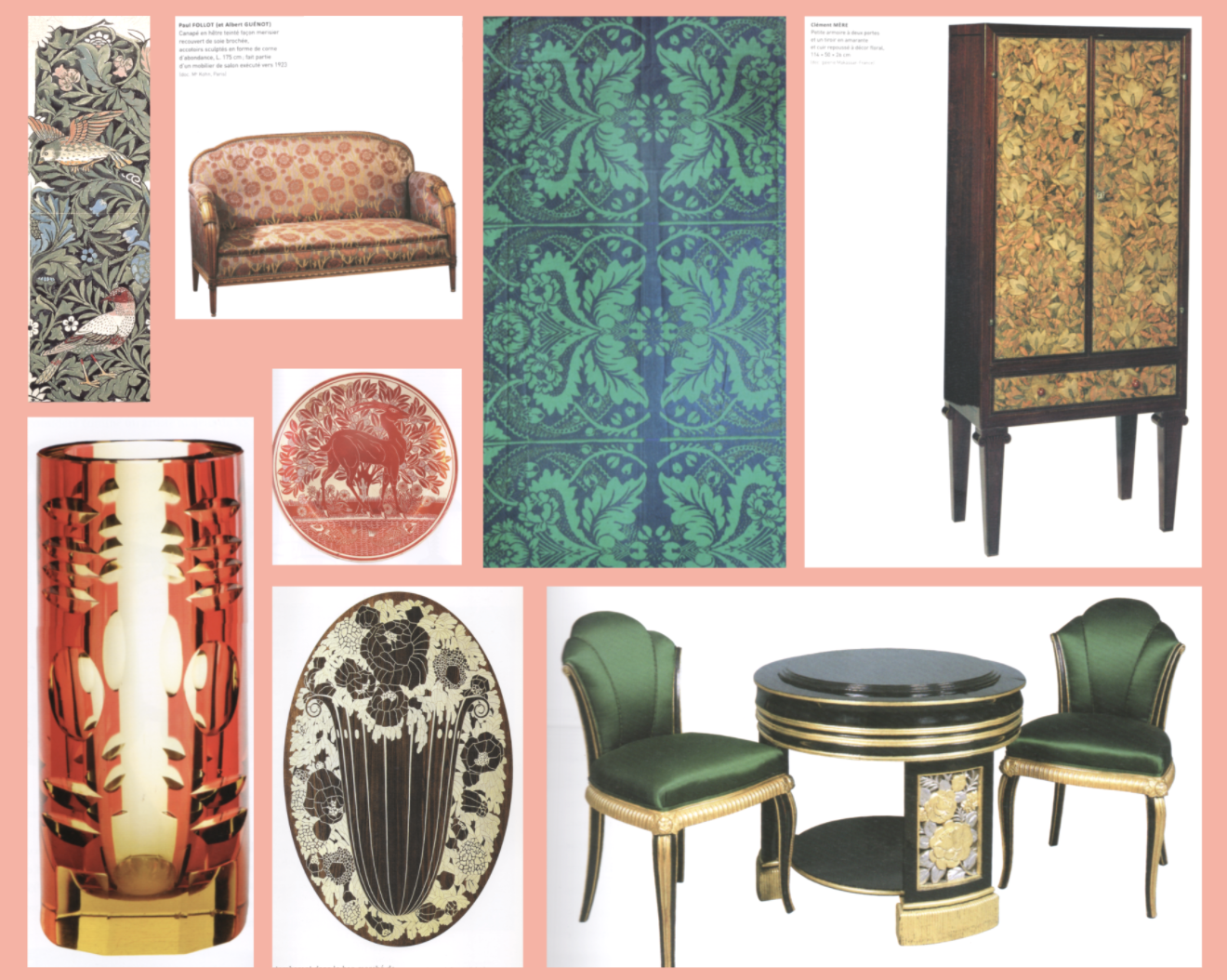Excerpts from our works concerning the Art Deco period and the decorative arts in general.