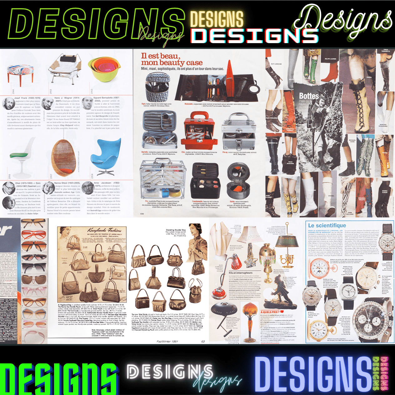 L'évolution des designs par Camille Champion