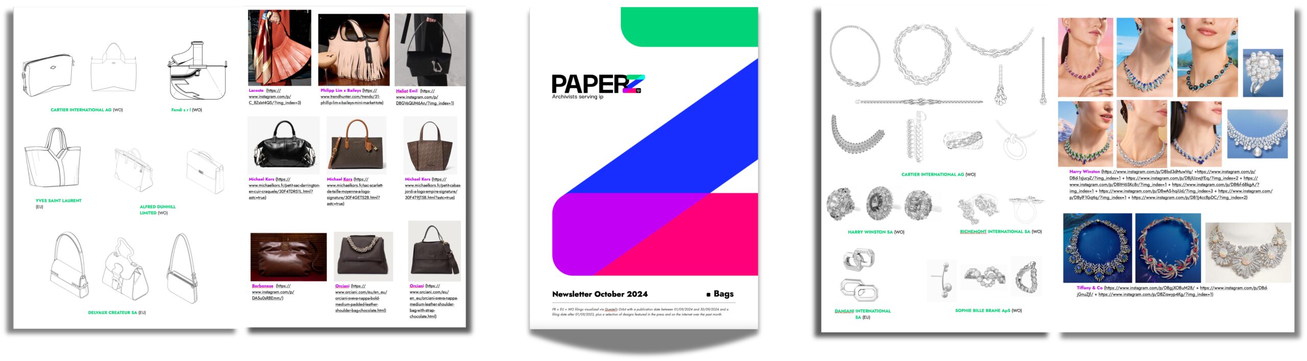 Exemple de bulletin de surveillance de design