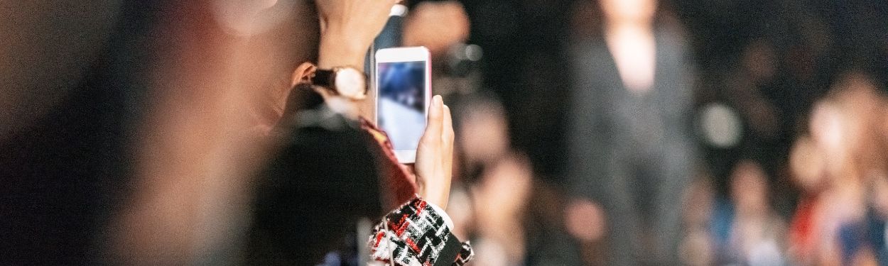video pendant la fashion week