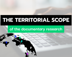 the territorial scope of the documentary research / international documentary research in intellectual property