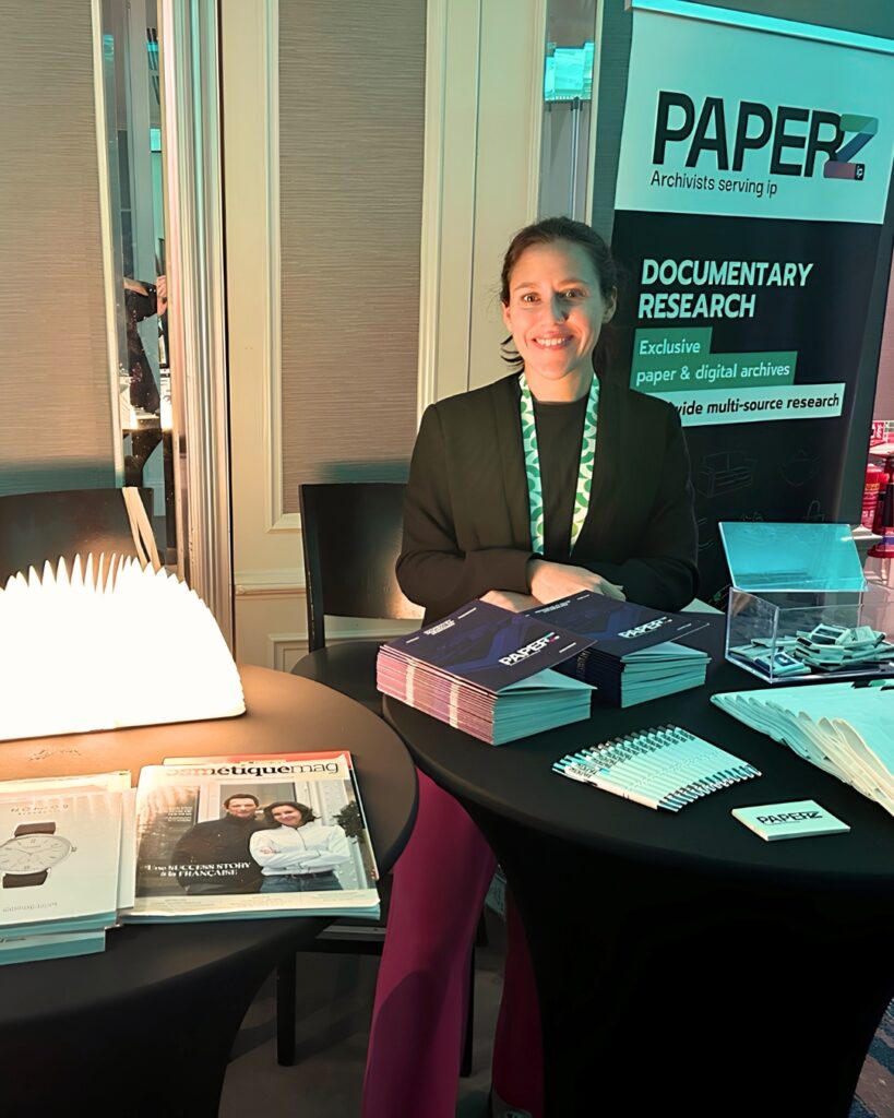 Agathe from PAPERZ IP at the stand during the ECTA 44 2026