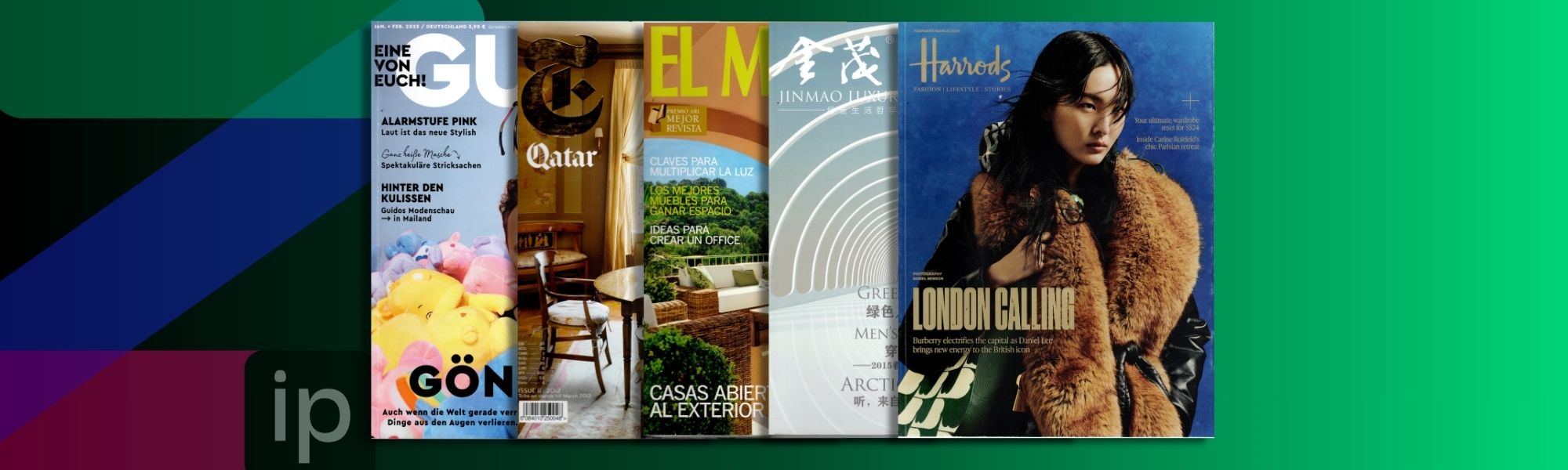 magazines recherches documentaires internationales, preuves de marques et droit d'auteur design